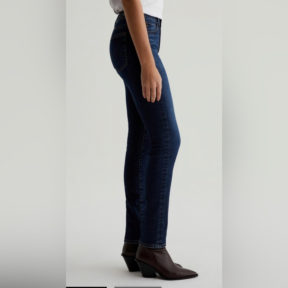 AG Prima Mid Rise Cigarette Jeans Slim Straight Dark Wash Sz 32 30 Inch Inseam - Picture 15 of 15